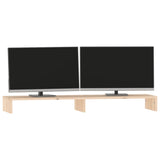 Supporto per Monitor 100x27x10 cm in Legno Massello di Pino