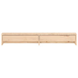 Supporto per Monitor 100x27x15cm in Legno Massello di Pino