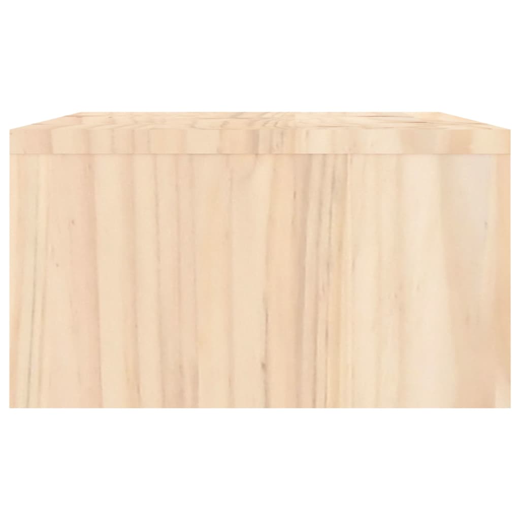 Supporto per Monitor 100x27x15cm in Legno Massello di Pino