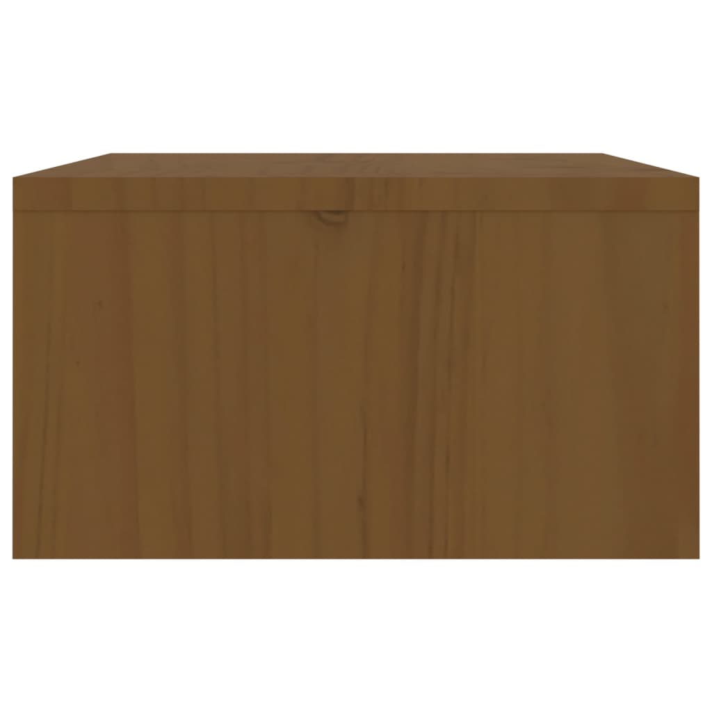 Supporto per Monitor Miele 100x27x15 cm Legno Massello di Pino