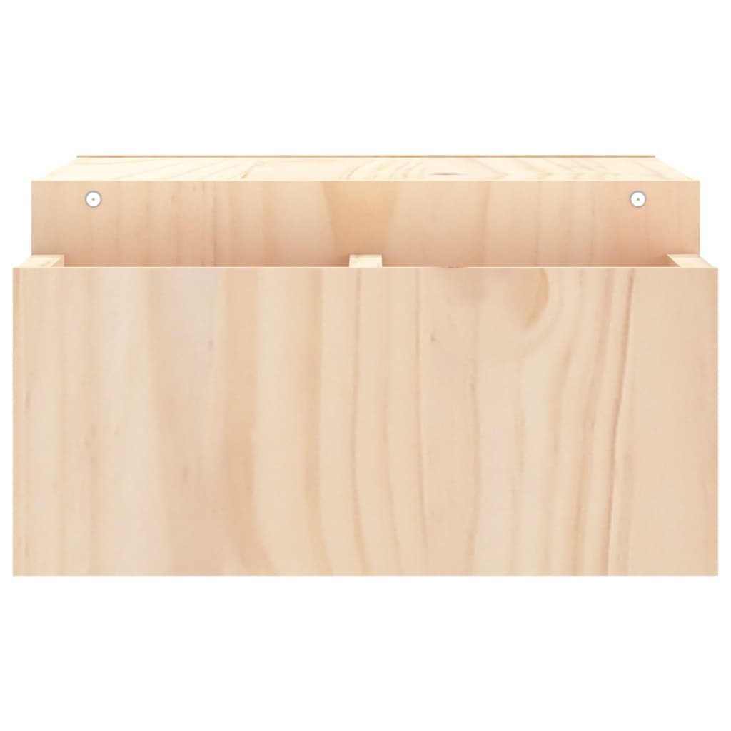 Supporto per Monitor 70x27,5x15cm in Legno Massello di Pino