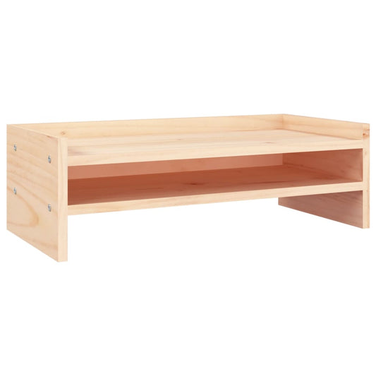 Supporto per Monitor 50x24x16 cm in Legno Massello di Pino