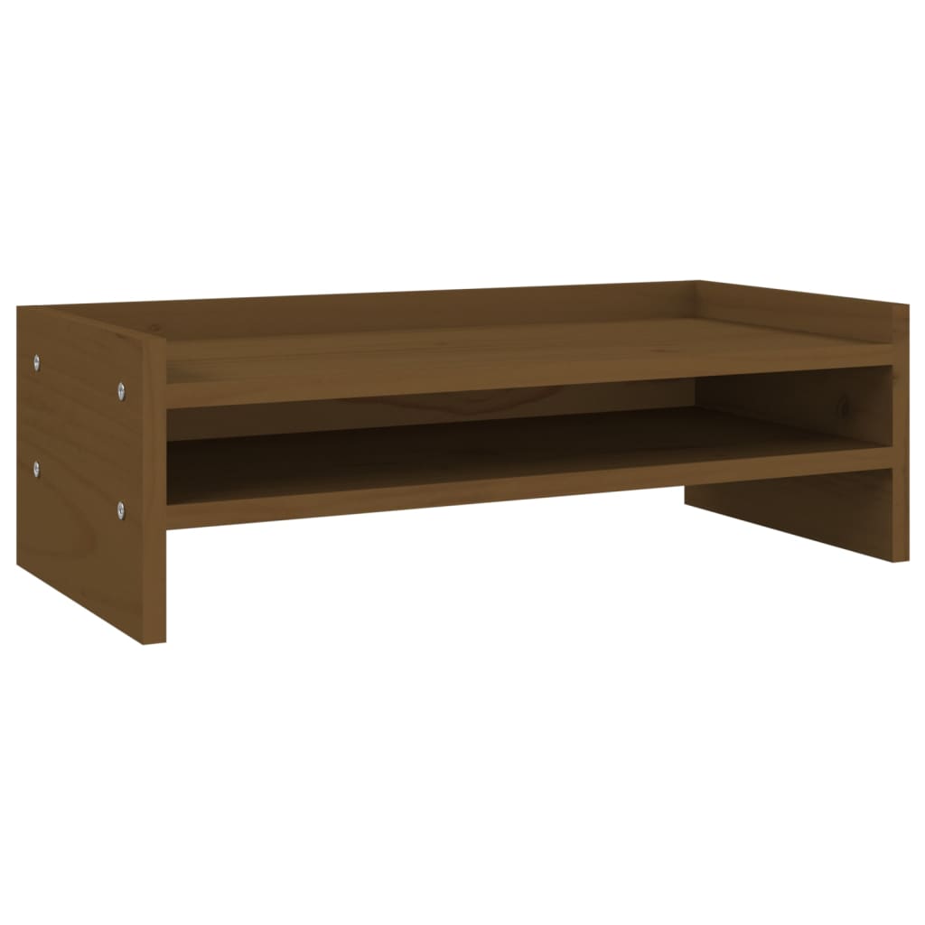 Supporto per Monitor Miele 50x24x16 cm Legno Massello di Pino