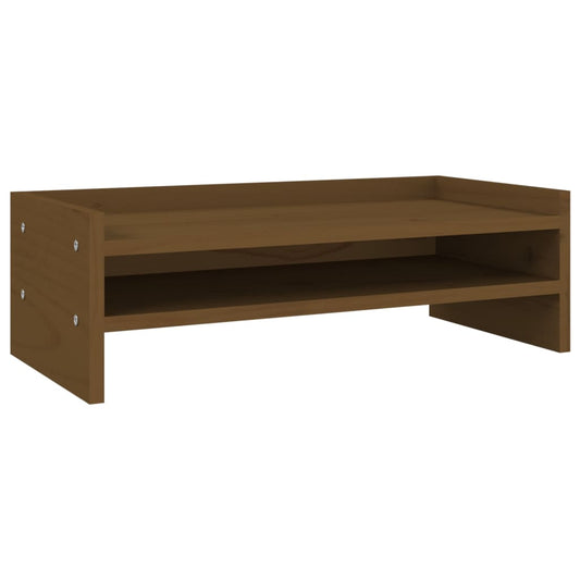 Supporto per Monitor Miele 50x24x16 cm Legno Massello di Pino