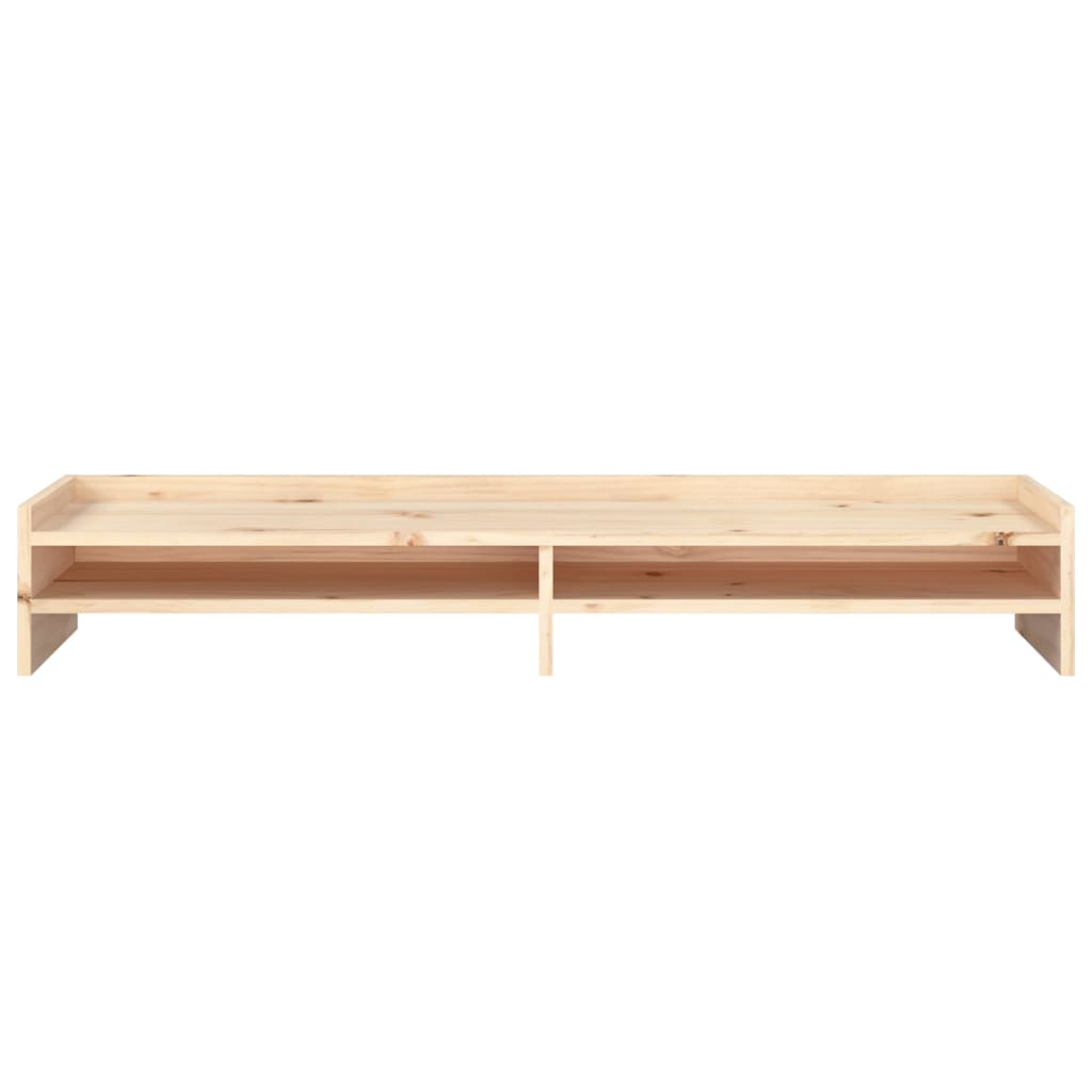 Supporto per Monitor 100x24x16 cm in Legno Massello di Pino