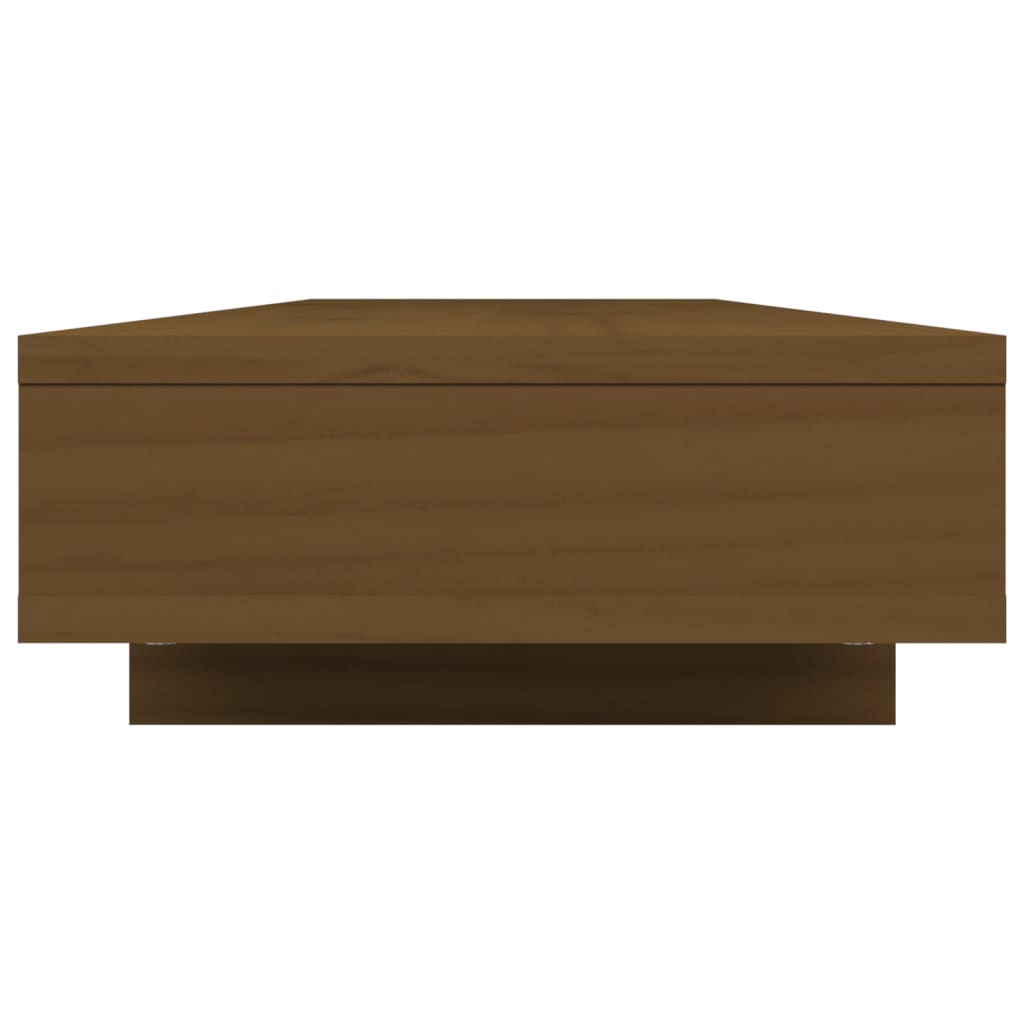 Supporto per Monitor Miele 100x27x14 cm Legno Massello di Pino