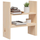 Supporto per Monitor (39-72)x17x43 cm in Legno Massello di Pino