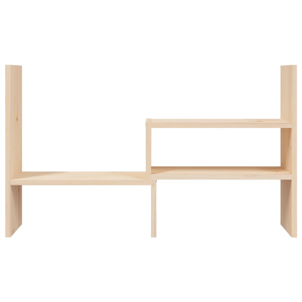 Supporto per Monitor (39-72)x17x43 cm in Legno Massello di Pino