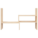 Supporto per Monitor (39-72)x17x43 cm in Legno Massello di Pino