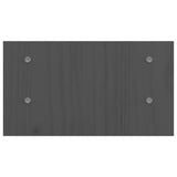 Supporto per Monitor Grigio 50x27x15 cm Legno Massello di Pino