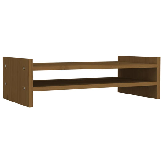 Supporto per Monitor Miele 50x27x15 cm Legno Massello di Pino