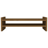 Supporto per Monitor Miele 50x27x15 cm Legno Massello di Pino