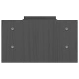 Supporto per Monitor Grigio 100x27x15 cm Legno Massello di Pino