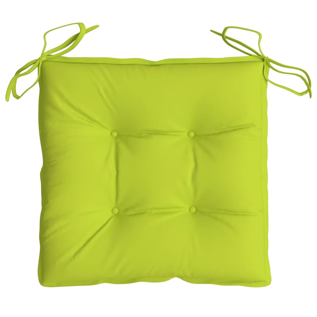 vidaXL Cuscini per Pallet 6 pz Verde Chiaro 50x50x7 cm Tessuto Oxford