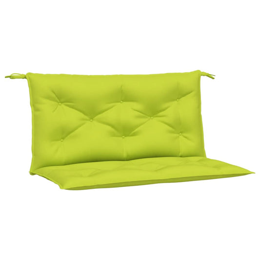 vidaXL Cuscini per Panca 2 pz Verde Intenso 100x50x7 cm Tessuto Oxford