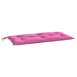 vidaXL Cuscini per Panca da Giardino 2 pz Rosa 100x50x7 cm in Tessuto