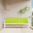 vidaXL Cuscini per Panca 2 pz Verde Intenso 200x50x7 cm Tessuto Oxford