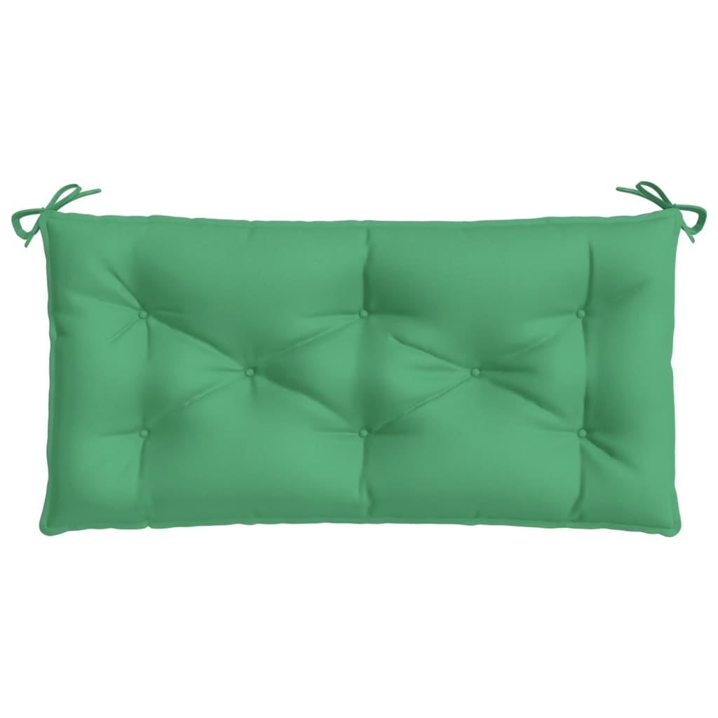 vidaXL Cuscino per Panca Verde 110x50x7 cm in Tessuto Oxford