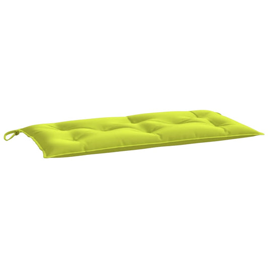 vidaXL Cuscino per Panca Verde Intenso 110x50x7 cm in Tessuto Oxford