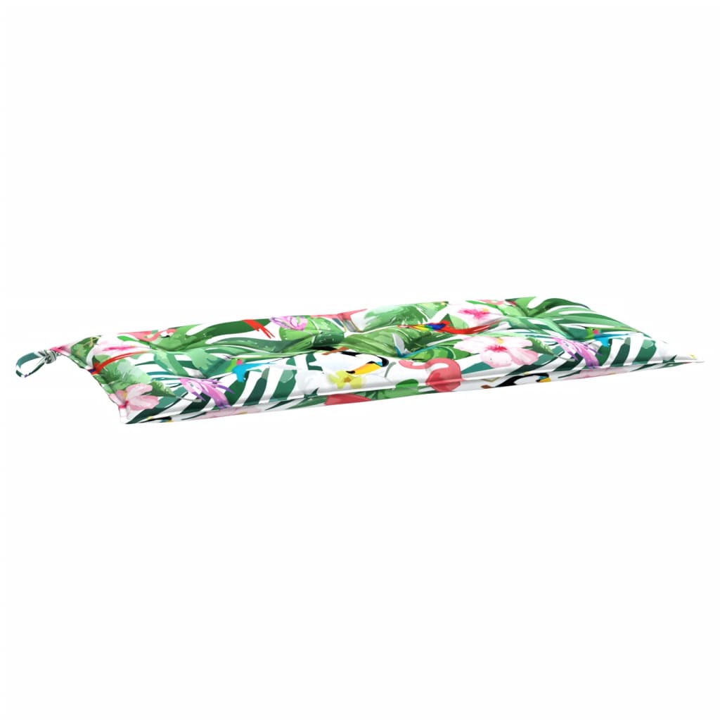 vidaXL Cuscino per Panca da Giardino Multicolore 110x50x7cm in Tessuto