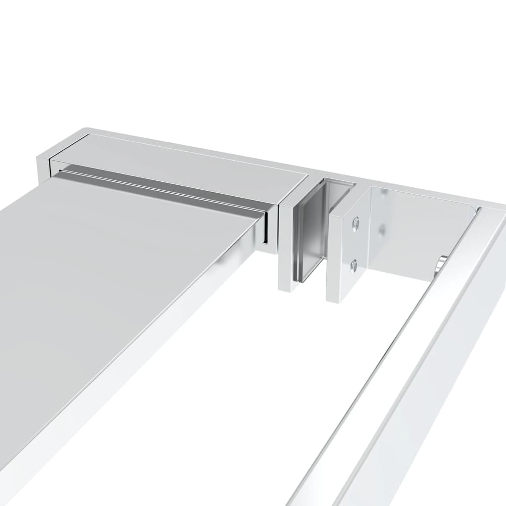 Mensola Doccia per Parete Doccia Walk-in Cromo 90 cm Alluminio