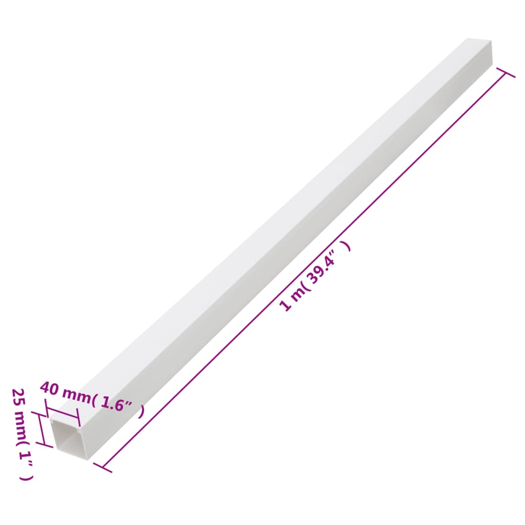 Canalina per Cavi 40x25 mm 10 m in PVC